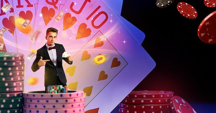 Sports and casino-style entertainment hub shown on a dark mobile screen